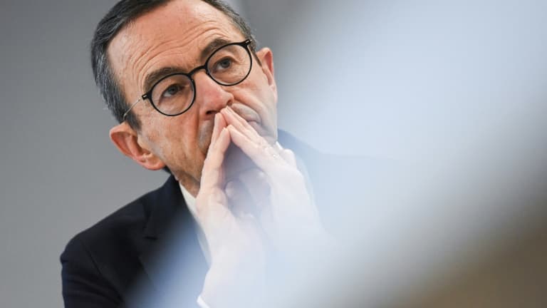 Le président du groupe LR au Sénat, Bruno Retailleau, aux Sables d’Olonne le 5 février 2024 