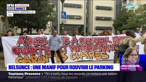 Marseille: une manifestation pour demander la réouverture du parking à Belsunce