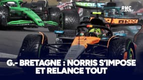 F1 : Norris s'impose en Grande-Bretagne et rattrape Piastri au général