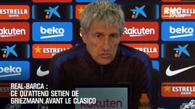 Real-Barça: Ce que Setien attend de Griezmann avant le Clasico 