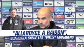 Premier League : "Allardyce a raison", l’ode de Guardiola sur les "vieux" managers