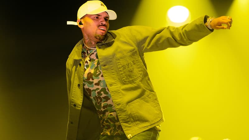 Chris Brown en concert à Chicago en 2015