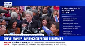 Mobilisation sociale: "On sent que le pays bouge et qu'il est très exigent", affirme Jean-Luc Mélenchon