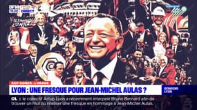 Kop Gones: une fresque pour Jean-Michel Aulas, pour ou contre?