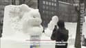 Quand Pikachu devient une sculpture... de neige lors d'un festival japonais