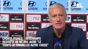 Croatie-France : Deschamps regrette de ne pas avoir "le temps de travailler autre chose"