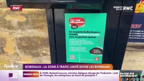Bordeaux: la zone à trafic limité divise les riverains 