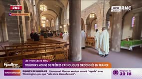 En France, il y a toujours moins de prêtres catholiques ordonnés