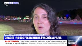 We Love Green: 40.000 festivaliers "évacués dans le calme", annonce Marie Sabot, organisatrice de l'événement