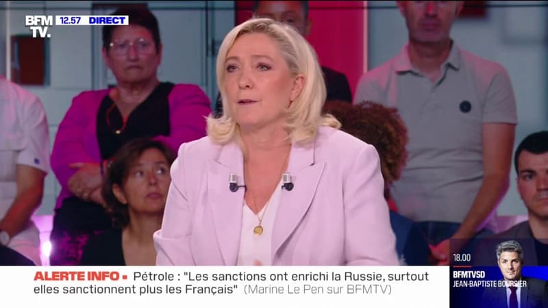 Diplomatie/guerre en Ukraine: Marine Le Pen dénonce les 