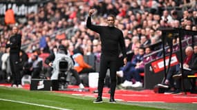 Habib Beye lors du match Rennes-PSG (1-4, L1), le 8 mars 2025
