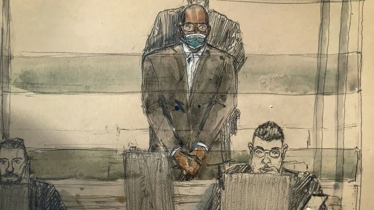 Le jihadiste Peter Cherif lors de son procès devant la cour d'assises spéciale de Paris, le 16 septembre 2024