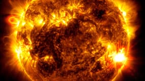 Une éruption solaire capturée par la NASA le 11 mai 2024.
