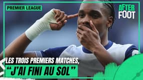 "Les trois premiers matches, j'ai fini au sol", Tel impressionné par le rythme de la Premier League