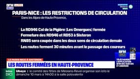 Alpes-de-Haute-Provence: des restrictions de circulation lors du passage du Paris-Nice