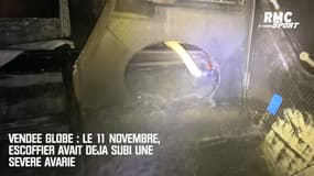 Vendée Globe : Le 11 novembre, Escoffier avait déjà subi une sévère avarie