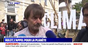 Nicolas Hulot sur le climat: "Il faudrait que la communauté internationale parle d'une même voix"