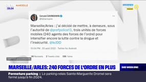 Marseille/ Arles: 240 policiers en plus à partir de septembre