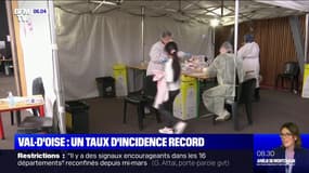 Covid-19: un taux d'incidence record dans le Val-d'Oise