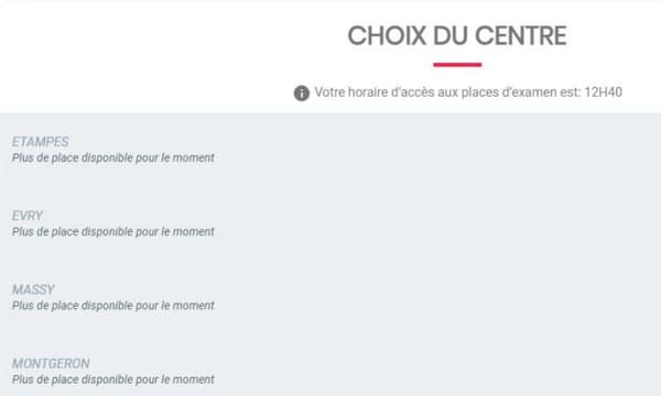 Sur Candilib, les créneaux sont rares. Sur Candilib, les créneaux sont rares.