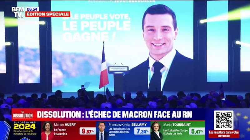 Dissolution de l'Assemblée nationale: l'échec d'Emmanuel Macron face au Rassemblement national