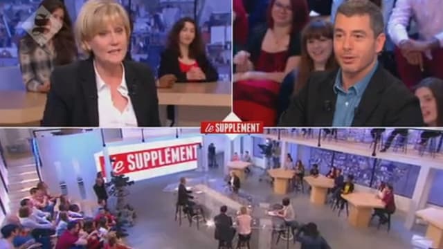 Nadine Morano et Ali Baddou, le 22 mai 2015