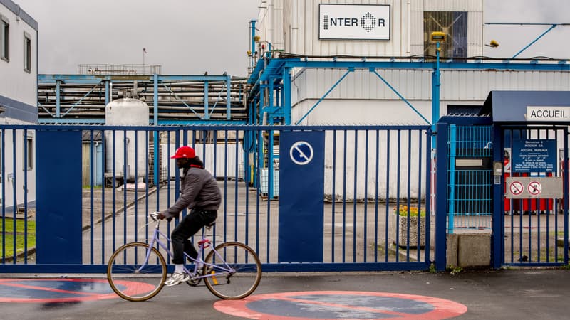 Une entrée de l'usine Interor à Calais, le 19 octobre 2016 (illustration).