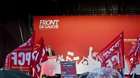 Meeting de Jean-Luc Mélenchon sur la place de Capitole à Toulouse. Selon les animateurs du Front de gauche, Jean-Luc Mélenchon doit sa percée dans la campagne présidentielle à ses qualités de tribun, son allant et sa capacité à exalter les foules, mais au