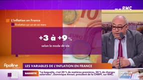 Evolution selon le mode de vie de l'inflation