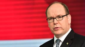 Le prince Albert II de Monaco lors d'une visite à Milan, en juin 2015