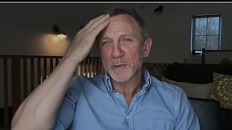 Daniel Craig découvre en pleine interview qu'il saigne au front