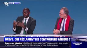 Grève des contrôleurs aériens: "S'ils tirent sur la sonnette d'alarme en demandant des meilleures conditions de travail, il faut y répondre", estime Carlos Martens Bilongo (LFI) 