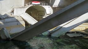 La station de pompage d'eau de Ain al-Fijeh endommagée lors des combats dans la région de Wadi Barada à la périphérie de la capitale syrienne, le 30 janvier 2017