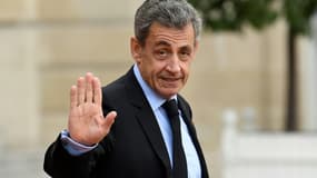 Nicolas Sarkozy, le 30 septembre 2019 au palais de l'Elysée, à Paris