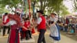 Des danses traditionnelles prennent place lors du festival alsacien du Texas. 