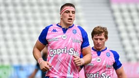 Baptiste Pesenti avec le Stade Français.