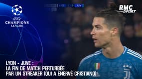 Lyon - Juve : La fin de match perturbée par un streaker (qui a énervé Cristiano)