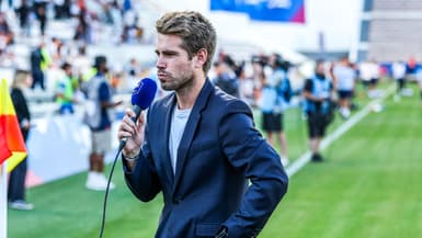 Giovanni Castaldi lors d'un match de l'équipe de France U23, juillet 2024