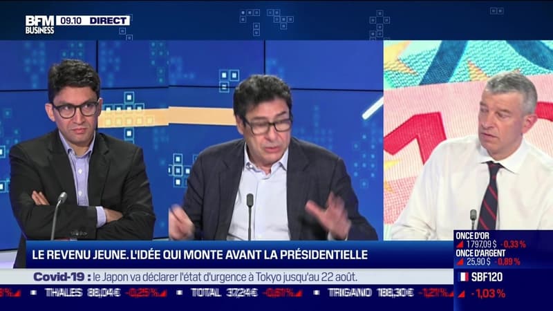 Les Experts : Le revenu jeune, l'idée qui monte avant la présidentielle - 08/07