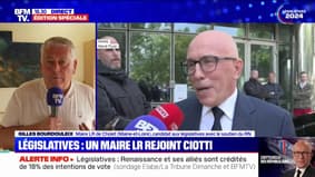 Législatives: "La locomotive du train de la droite est le Rassemblement national", estime Gilles Bourdouleix, maire de Cholet apparenté LR et potentiel candidat aux législatives avec le soutien du RN