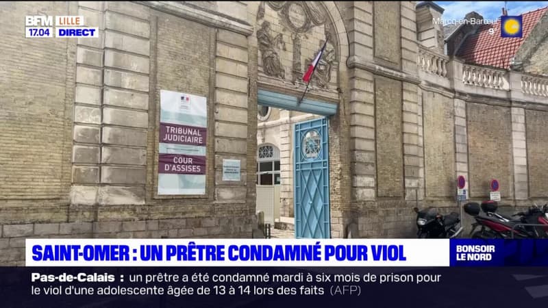 Pas-de-Calais: un prêtre condamné à six ans de prison pour le viol d'une adolescente en 2005