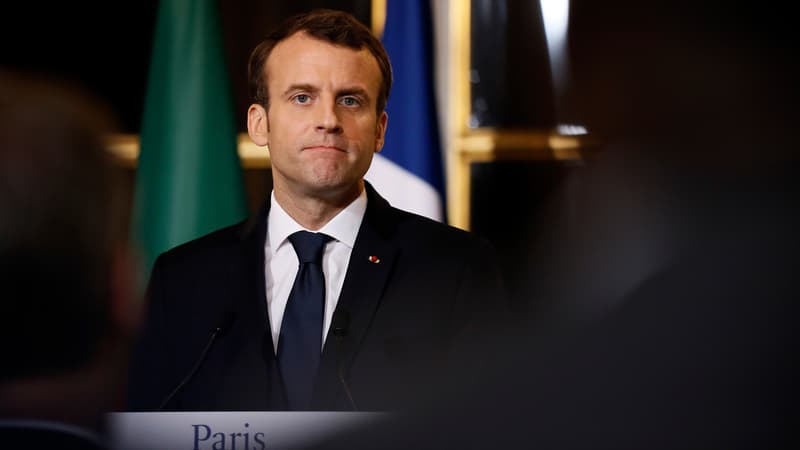 Emmanuel Macron, le 5 mars 2018. 