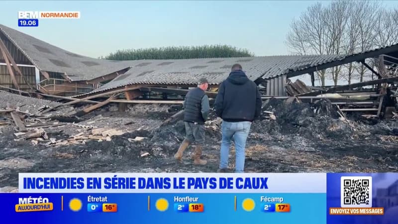 Pays de Caux: un nouvel hangar agricole incendié