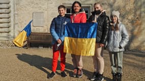 Des réfugiés ukrainiens en France