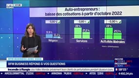 BFM Business avec vous: Est-ce vrai que les auto-entrepreneurs vont bénéficier d'une baisse des cotisations sociales ? - 26/09