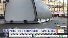 Des igloos démontables pour les SDF à Paris