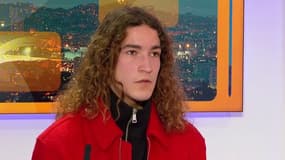 Ewan Ange, tiktokeur marseillais, sur le plateau de Bonsoir Marseille de BFM Marseille Provence le 22 janvier 2025.