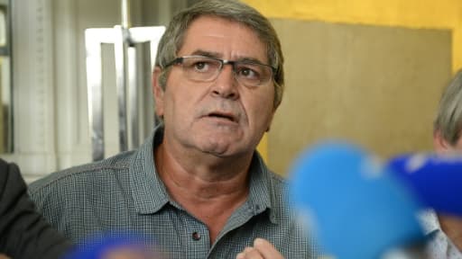 Pascal Fauret lors d'une conférence de presse le 27 octobre 2015 à Paris