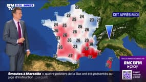 De 21°C à 35°C en France cet après-midi: un temps moins chaud mais orageux... La météo de vendredi 21 juillet