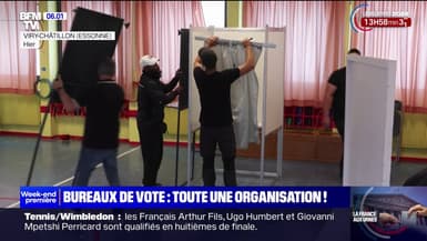 Essonne: une centaine d'agents municipaux mobilisés pour installer les bureaux de vote à Viry-Châtillon